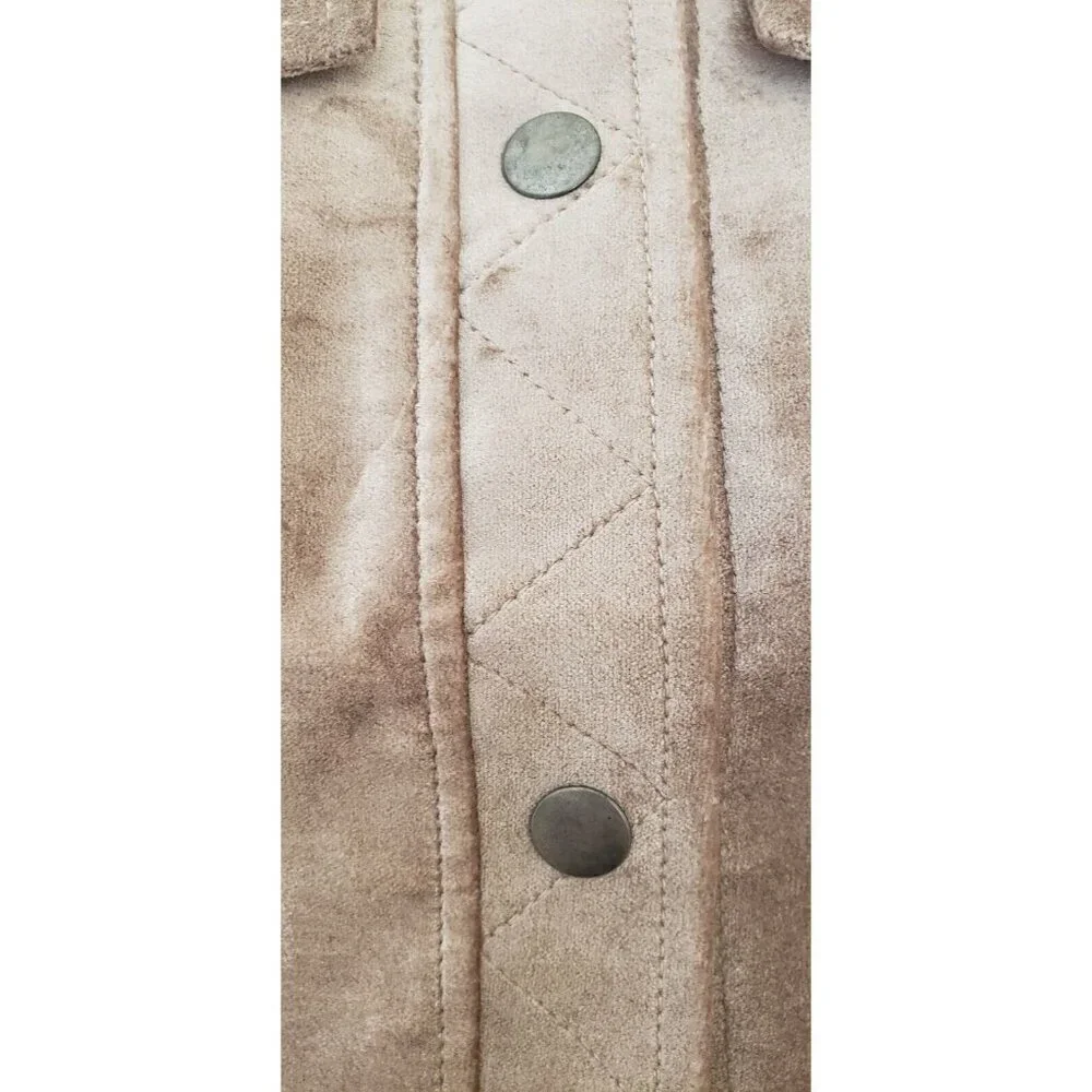 NEW FREE PEOPLE BALLET RACER VELVET CHAMPAIGN JACKET SZ XS - Picture 7 of 14